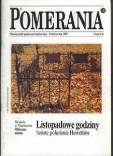 Pomerania : miesięcznik społeczno-kulturalny, 1997, nr 10