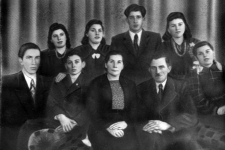 Marianna i Józef Burglinowie z dziećmi: Józefą, Jadwigą, Antonim, Ireną, Anielą, Janem i Stefanem