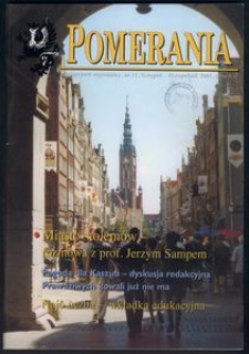 Pomerania : miesięcznik regionalny, 2001, nr 11