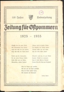 Zeitung f&uuml;r Ostpommern