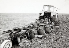 Orka zimowa w Zakładzie Rolnym (ZR) Mianowice