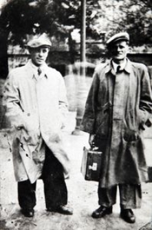 Stefan Olszak (z prawej) z Janem Kowalewskim