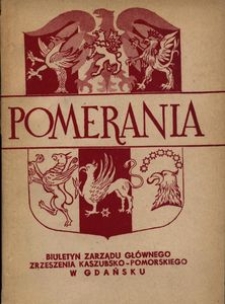 Pomerania : biuletyn Zarządu Głównego Zrzeszenia Kaszubsko-Pomorskiego, 1969, Nr 3-4