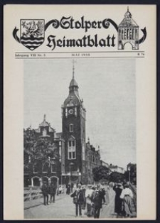 Stolper Heimatblatt für die Heimatvertriebenen aus der Stadt und dem Landkreise Stolp in Pommern Nr. 5/1955