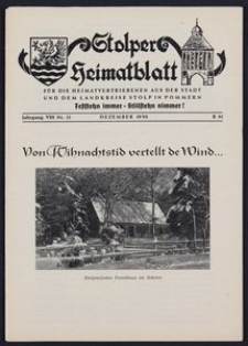 Stolper Heimatblatt für die Heimatvertriebenen aus der Stadt und dem Landkreise Stolp in Pommern Nr. 12/1955