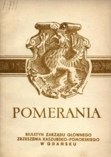 Pomerania : biuletyn Zarządu Głównego Zrzeszenia Kaszubsko-Pomorskiego, 1971, nr 5
