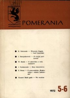 Pomerania : biuletyn Zarządu Głównego Zrzeszenia Kaszubsko-Pomorskiego, 1972, nr 5-6