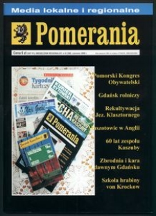 Pomerania : miesięcznik regionalny, 2006, nr 6