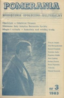 Pomerania : miesięcznik społeczno-kulturalny, 1983, nr 3