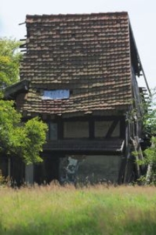 Fragment budynku w Swołowie