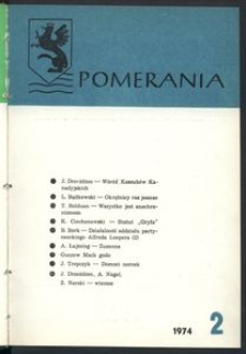 Pomerania : miesięcznik społeczno-kulturalny, 1974, nr 2