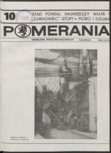 Pomerania : miesięcznik kulturalny, 1989, nr 10