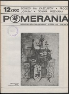 Pomerania : miesięcznik kulturalny, 1989, nr 12