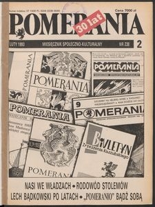 Pomerania : miesięcznik społeczno-kulturalny, 1993, nr 2