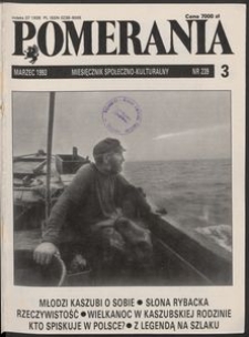 Pomerania : miesięcznik społeczno-kulturalny, 1993, nr 3
