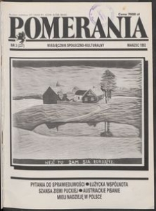 Pomerania : miesięcznik społeczno-kulturalny, 1992, nr 3