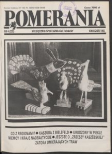 Pomerania : miesięcznik społeczno-kulturalny, 1992, nr 4