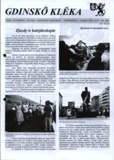 Gdinskô Klëka : pismo Gdyńskiego Oddziału Zrzeszenia Kaszubsko-Pomorskiego. Nr Specjalny (39) 2006