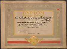 Dyplom Wyr&oacute;żnienia