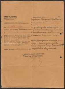 Zaświadczenie Nr 00676 [Wojdak, Wilhelm]