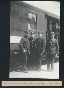 Drużyna konduktorska stacji Darłowo - 1948 rok