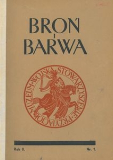 Broń i Barwa, 1935, nr 1