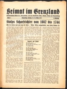 Heimat im Grenzland Nr. 5/1937