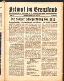 Heimat im Grenzland Nr. 13/1937
