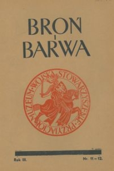 Broń i Barwa, 1936, nr 11/12