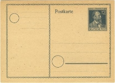 Postkarte. Heinrich Wilhelm von Stephan