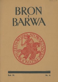 Broń i Barwa, 1937, nr 4