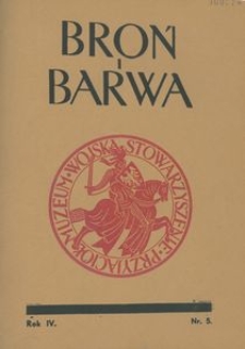 Broń i Barwa, 1937, nr 5