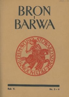 Broń i Barwa, 1938, nr 3/4