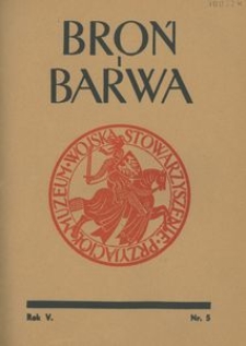 Broń i Barwa, 1938, nr 5