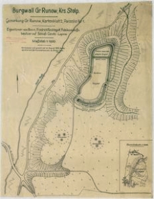 Burgwall Gr. Runow, Krs. Stolp.