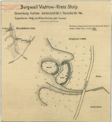 Burgwall Viatrow - Kreis Stolp.