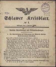 Schlawer Kreisblatt 1846