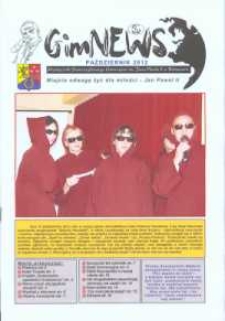 GimNEWS. Miesięcznik Samorządowego Gimnazjum im. Jana Pawła II w Bolszewie, 2012 październik
