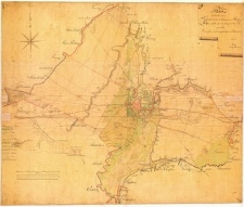 Plan von der in Hinterpommern belegenen Stadt Stolp, nebst der umliegenden Gegend.Vermessen und angefertigt im Jahr 1811 durch Schafft Konigl Forst Cond. [Plan położonego na Pomorzu Tylnym miasta Słupska wraz z okolicą]
