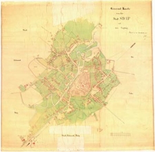 General &ndash; Karte von der Stadt Stolp und deren Umgebung. Reducirt aus den Specialkarten durch Zenke [...]. [Og&oacute;lna mapa miasta Słupska i jego okolic zredukowana z map specjalnych przez Zenke&rsquo;go [...]]