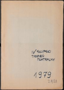 IV Słupski Tydzień Teatralny