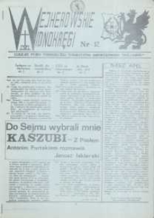 Wejherowskie Widnokręgi Lokalne Pismo Pomorskiego Towarzystwa Samorządowego "Solidarni", 1990, Nr - 12