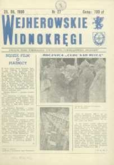 Wejherowskie Widnokręgi Lokalne Pismo Pomorskiego Towarzystwa Samorządowego "Solidarni", 1990, sierpień, Nr 27