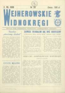 Wejherowskie Widnokręgi Lokalne Pismo Pomorskiego Towarzystwa Samorządowego "Solidarni", 1990, wrzesień, Nr 28