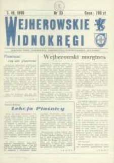 Wejherowskie Widnokręgi Lokalne Pismo Pomorskiego Towarzystwa Samorządowego "Solidarni", 1990, październik, Nr 33