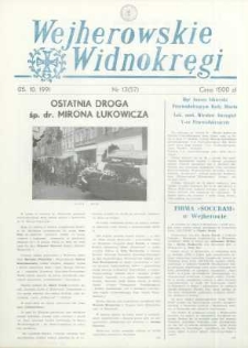 Wejherowskie Widnokręgi, 1991, październik, Nr 13 (57)