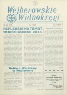 Wejherowskie Widnokręgi, 1991, październik, Nr 14 (58)