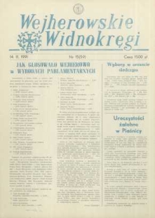 Wejherowskie Widnokręgi, 1991, listopad, Nr 15 (59)