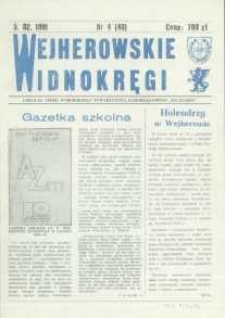 Wejherowskie Widnokręgi Lokalne Pismo Pomorskiego Towarzystwa Samorządowego "Solidarni", 1991, luty, Nr 4 (48)