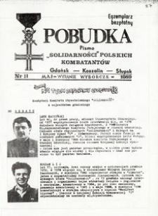 Pobudka : pismo "Solidarności" Polskich Kombatant&oacute;w, 1989, nr 11